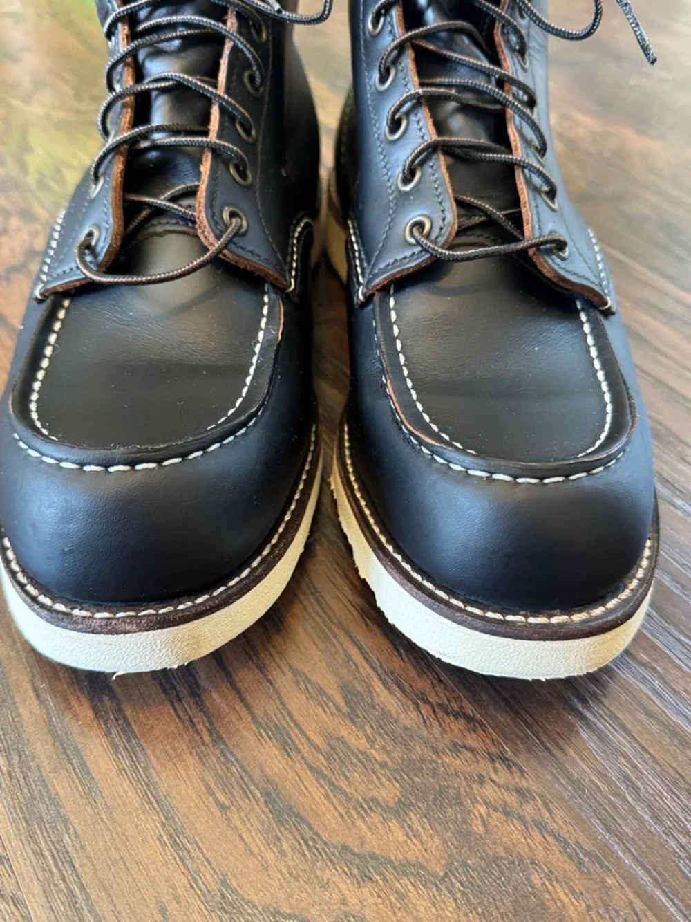 Red Wing Shoes Men's 6-Inch Boot in Black Prairie Leather, Style # 8849, Sz 11.5